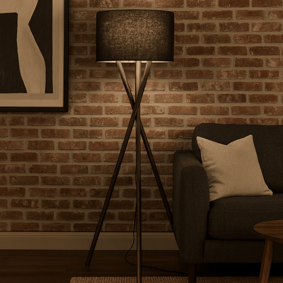 Bacolod WOODEN TRIPOD FLOOR LAMPS - Al Rugaib Furniture
