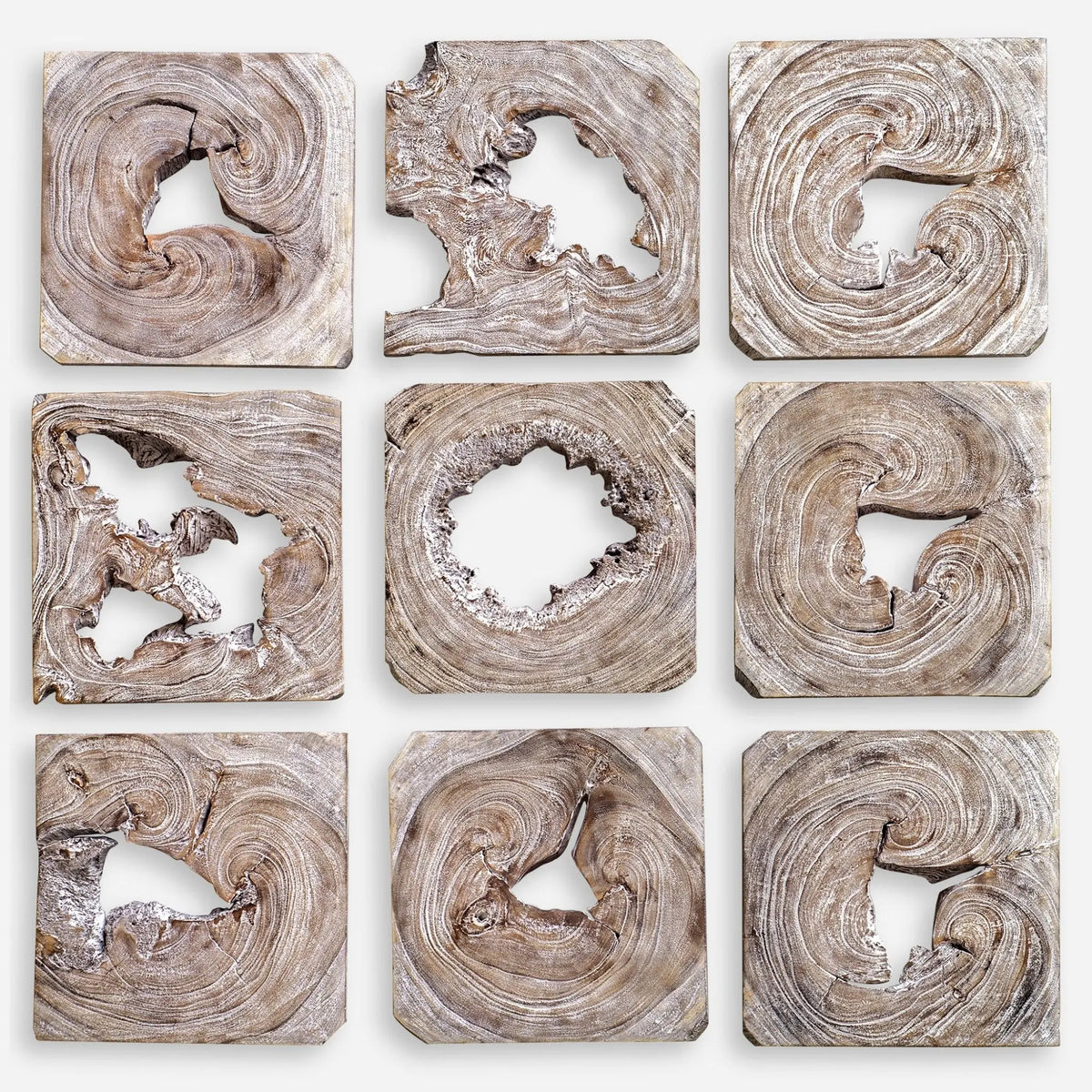 Bahati Wood Wall Art, S/9 Wall Decors| Uttermost