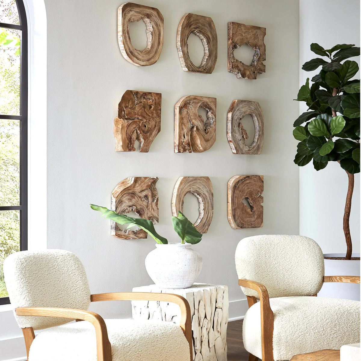 Bahati Wood Wall Art, S/9 Wall Decors| Uttermost