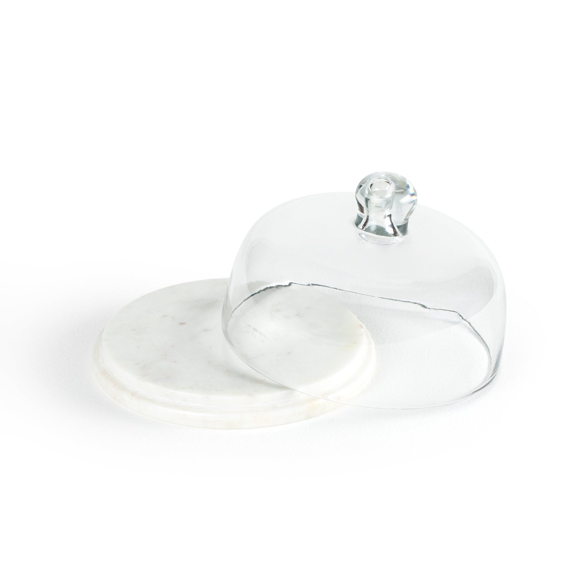 Baker'S Glass & Marble Cloche Tray| Roots Furniture