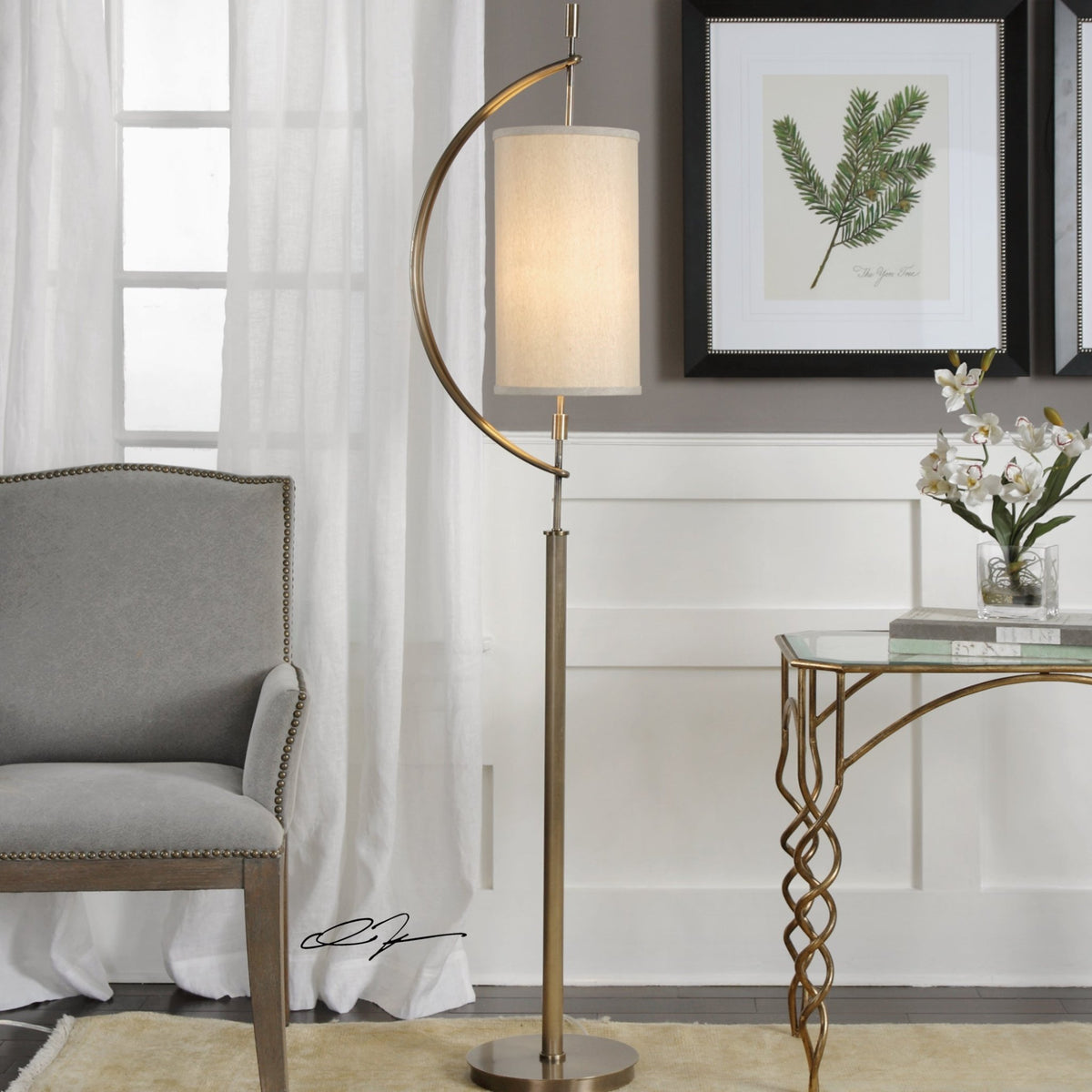 Balaour Floor Lamp Floor lamps| Uttermost