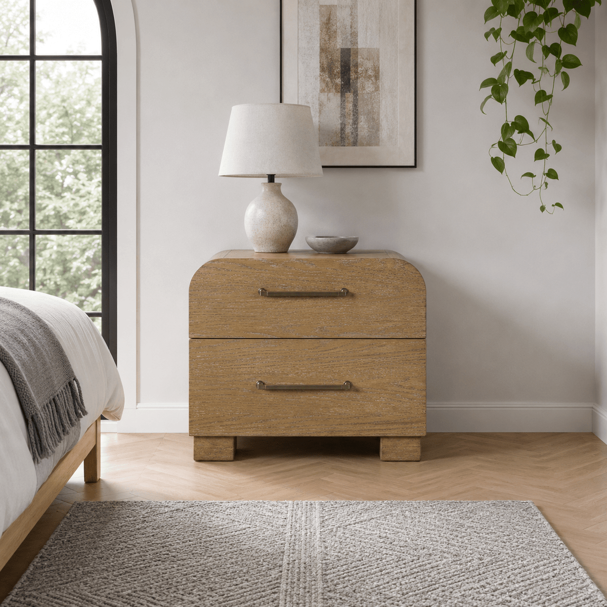 Balaynia Two Drawer Night Stand Nightstands| Ashley Homestore