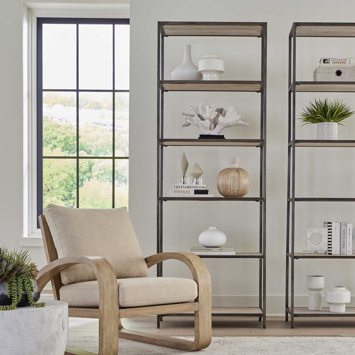 Baldwin Etagere, 2 CARTONS Cabinets & Chests| Uttermost