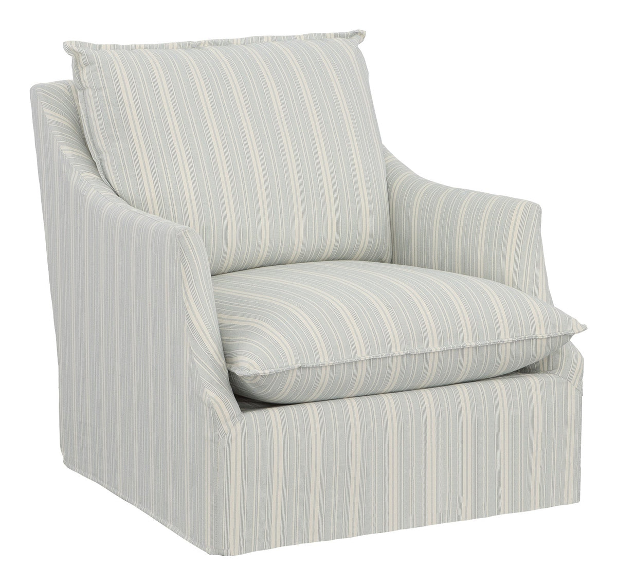 Baldwin Slipcovered Lounge Chair Dining Chairs| Fairfield Chair