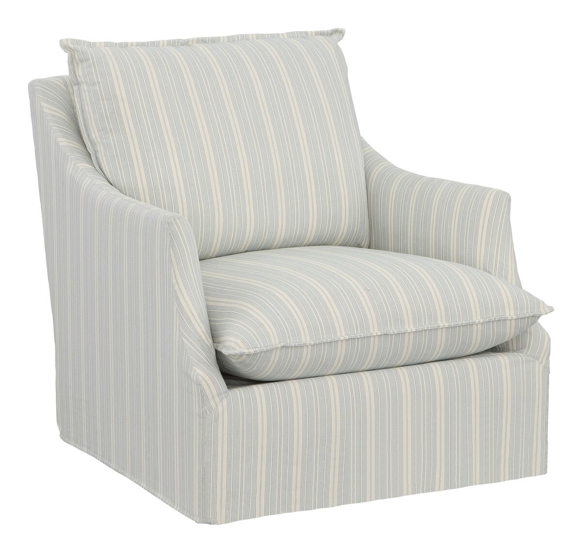 Baldwin Slipcovered Swivel Chair Chairs| Fairfield Chair