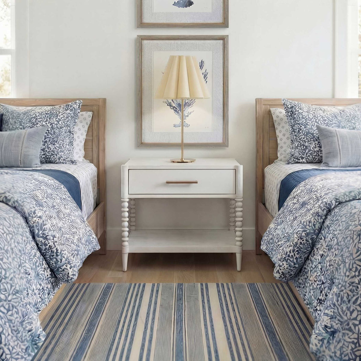 Bales Off-White Side Table Accent & End Tables| Uttermost