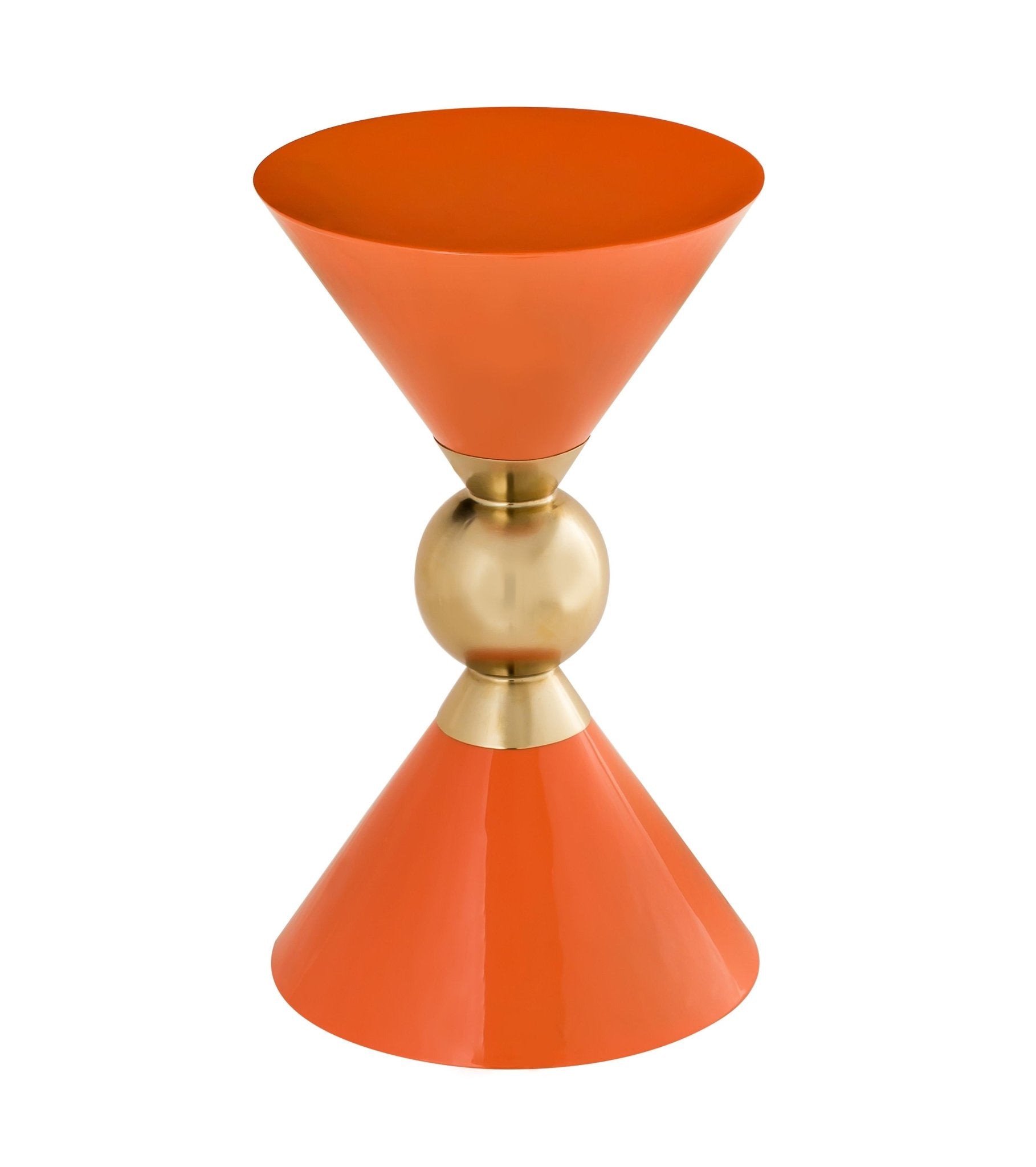 Balhi Orange Side Table Accent & End Tables| TOV