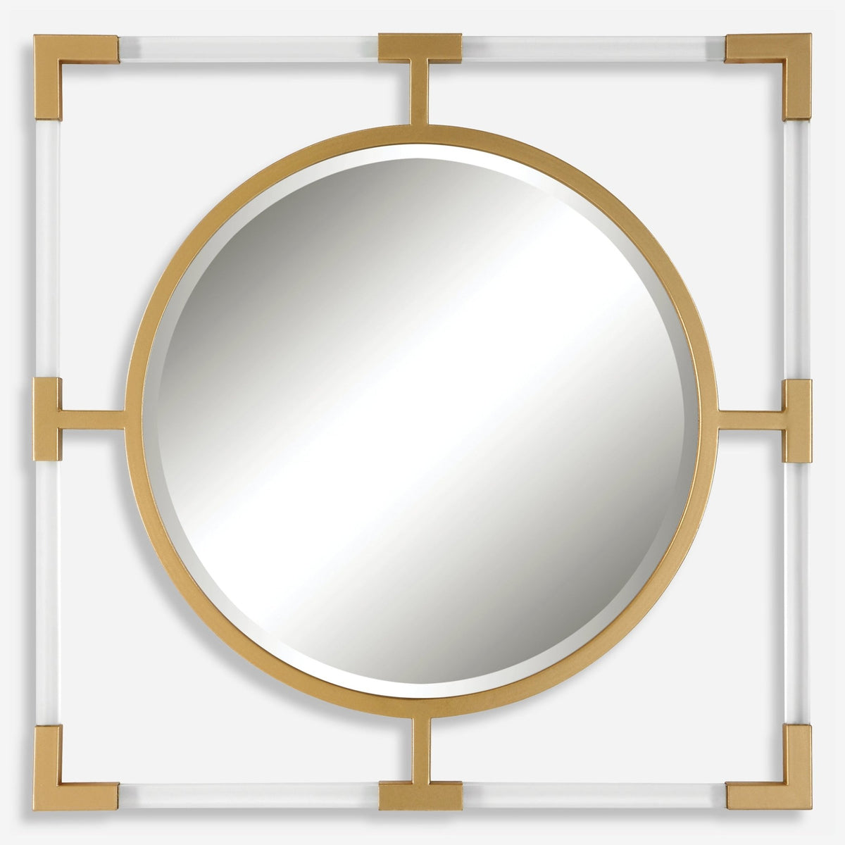Balkan Small Mirror, Gold Mirrors| Uttermost