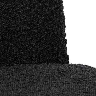 BALL - FOOT ACCENT CHAIR, BLACK - Al Rugaib Furniture