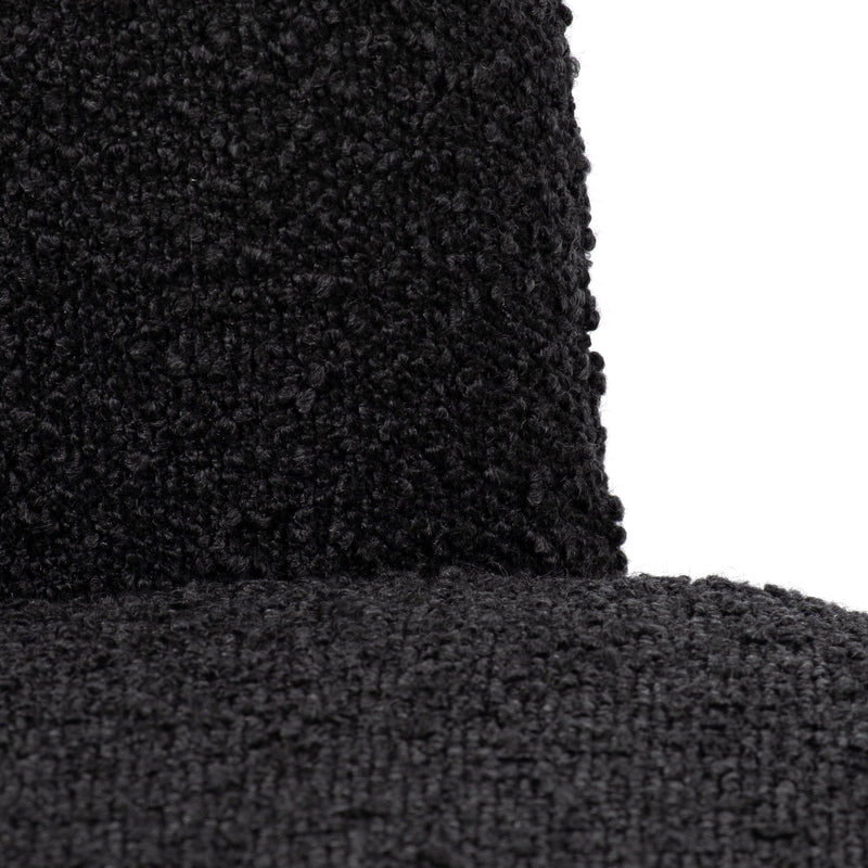 BALL - FOOT ACCENT CHAIR, BLACK - Al Rugaib Furniture