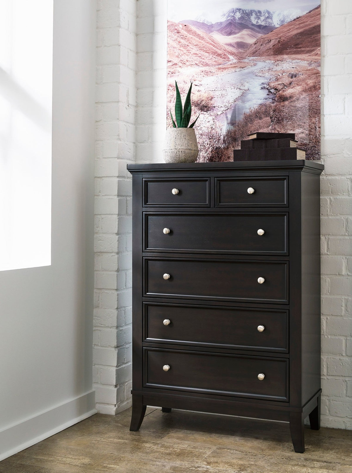 Bambori Six Drawer Chest Cabinets & Chests| Ashley Homestore