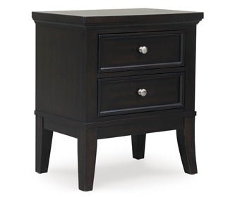 Bambori Two Drawer Night Stand - Al Rugaib Furniture