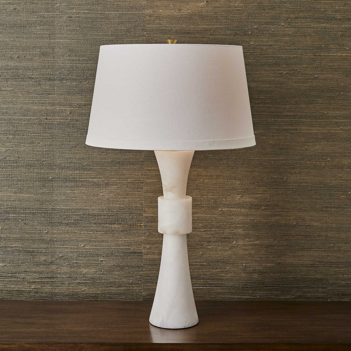 Banded Table Lamp - Alabaster Table Decors| Uttermost