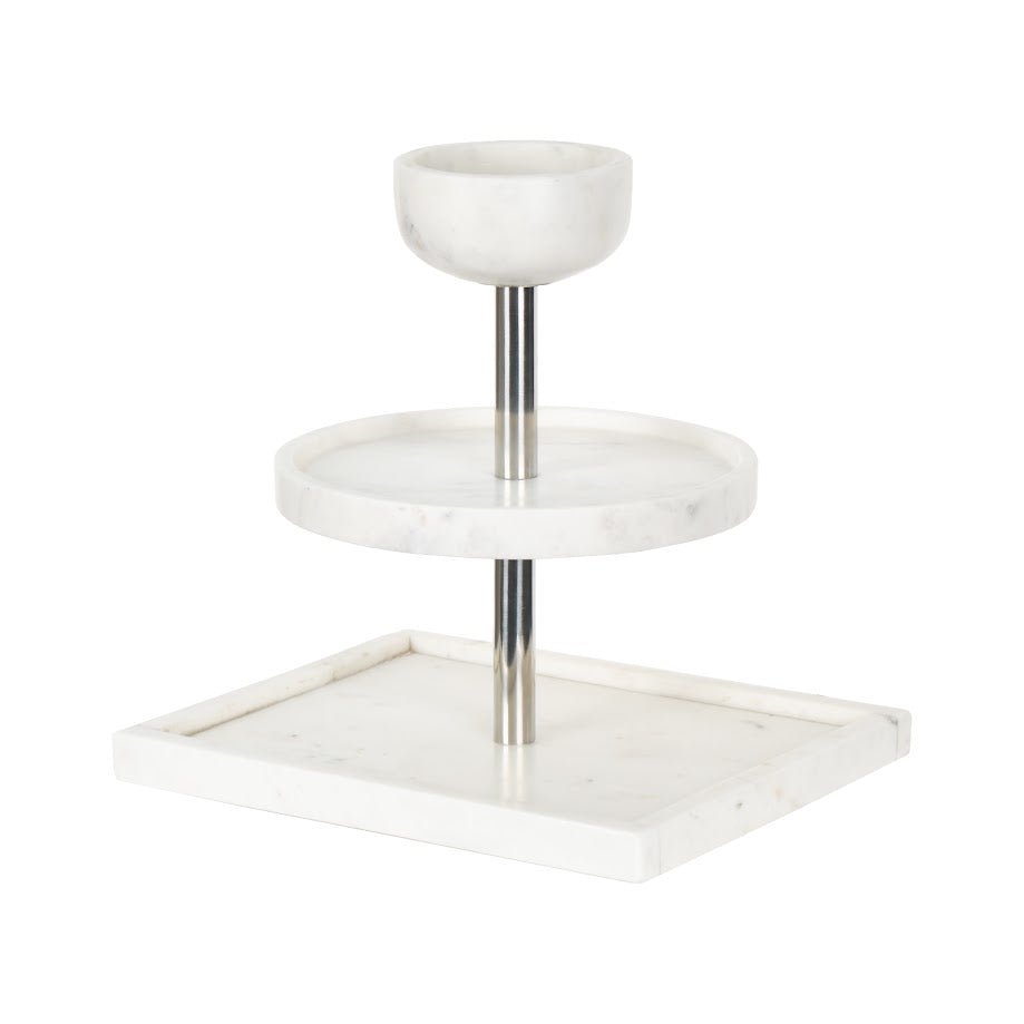 Banswara Marble Cake Stand Bowl| Roots Furniture