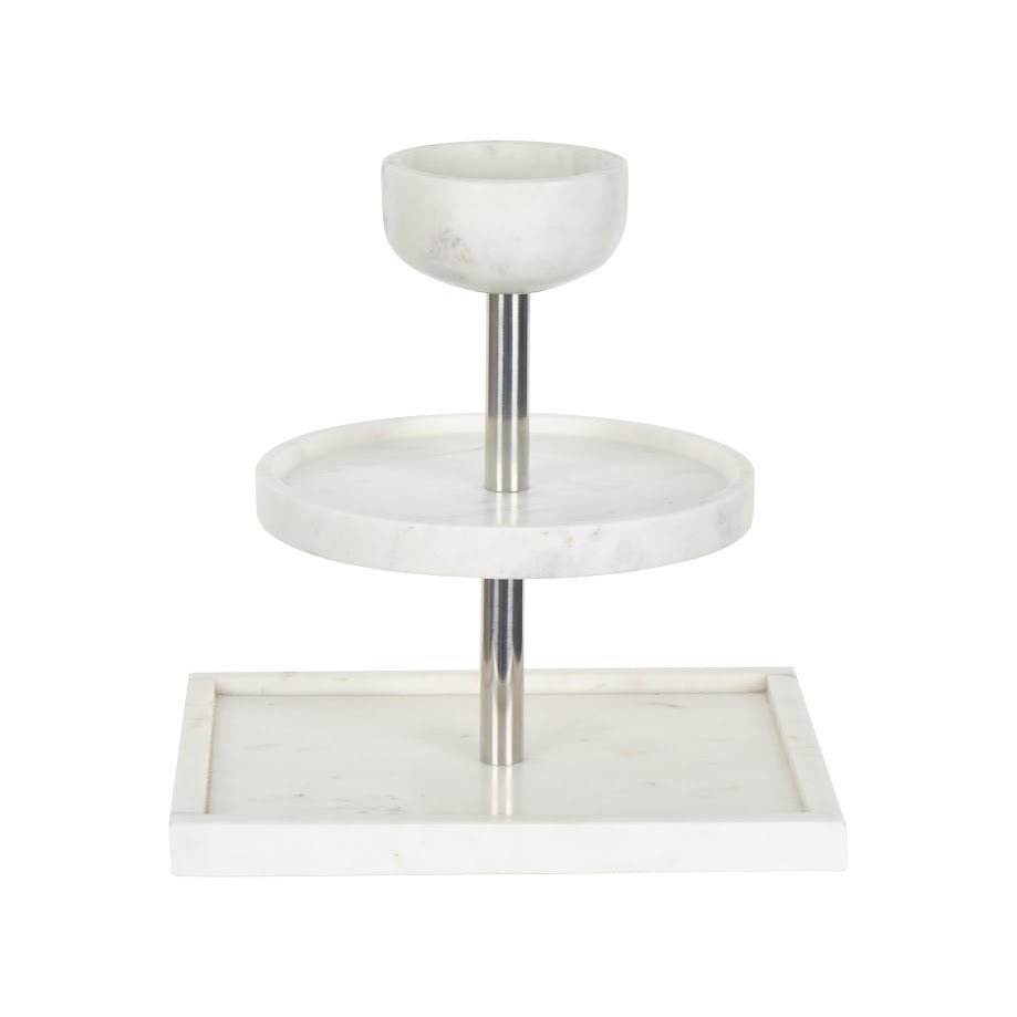Banswara Marble Cake Stand Bowl| Roots Furniture