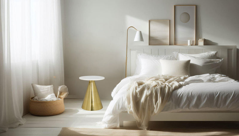 Banswara Marble Side Table - Al Rugaib Furniture