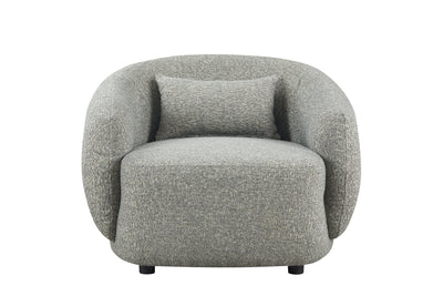 Barcelona dark grey Accent Chair (102CM) - Al Rugaib Furniture