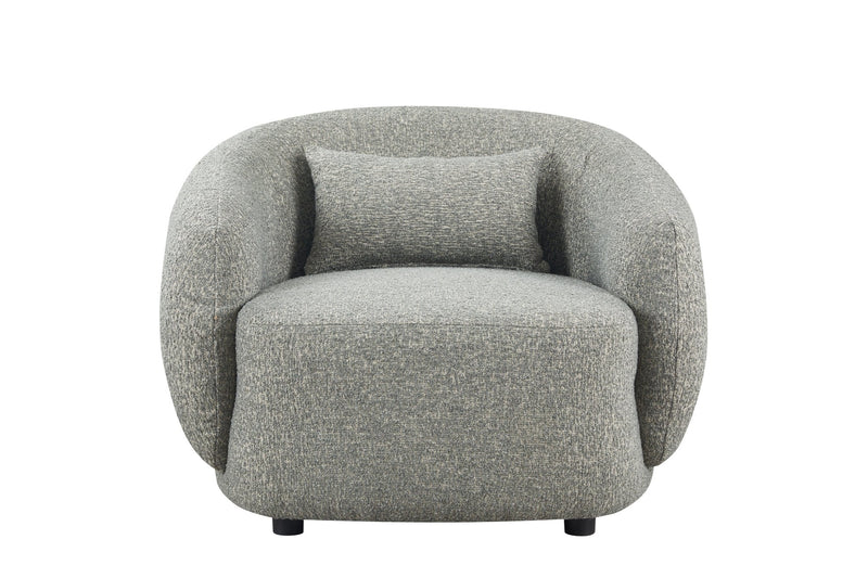Barcelona dark grey Accent Chair (102CM) - Al Rugaib Furniture