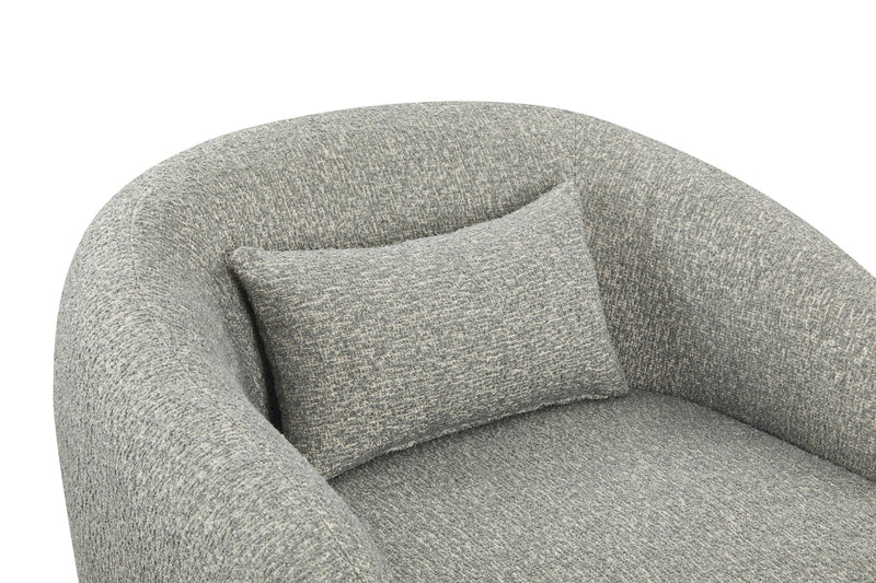 Barcelona dark grey Accent Chair (102CM) - Al Rugaib Furniture