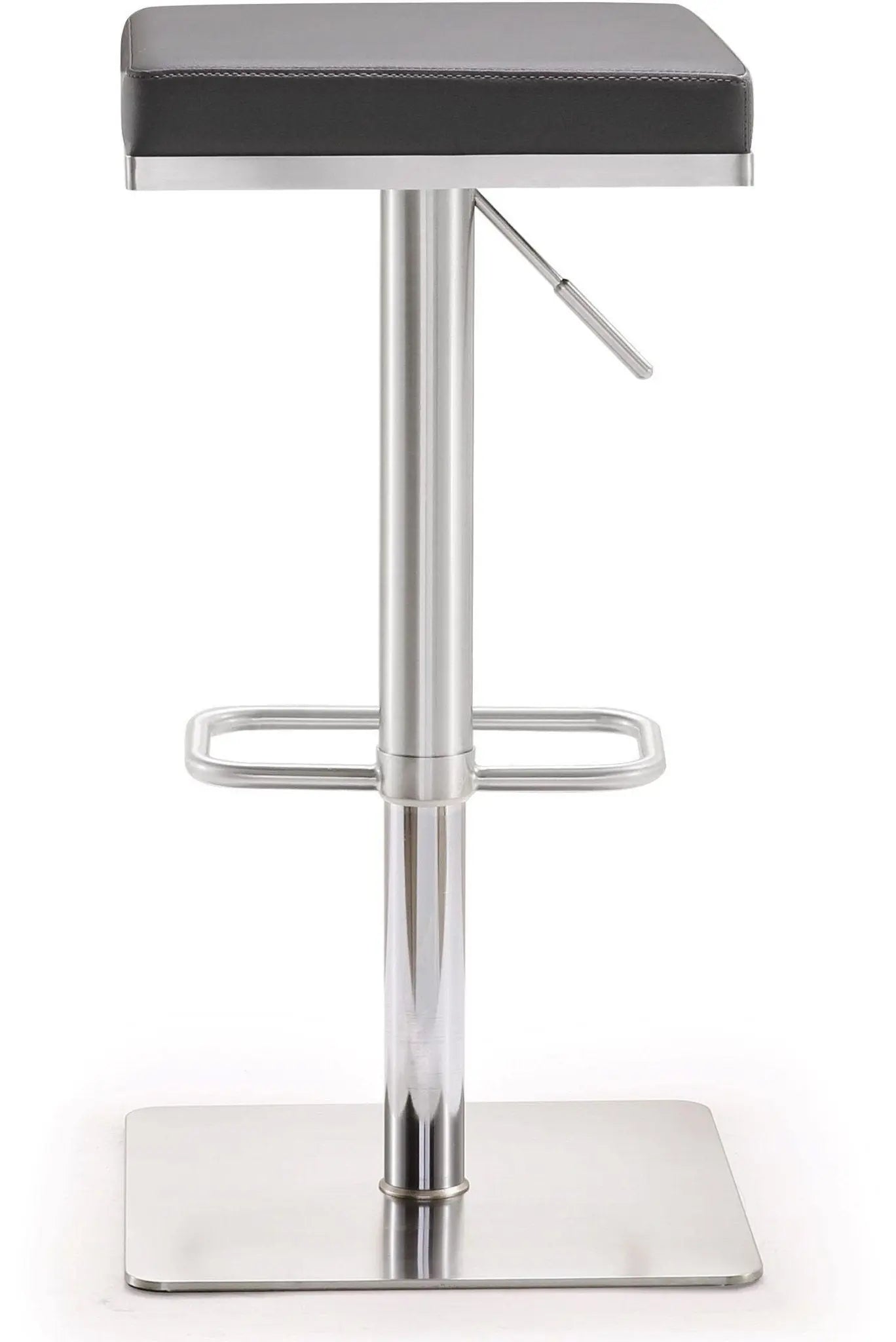 Bari Grey Steel Adjustable Barstool Counter Stools| TOV