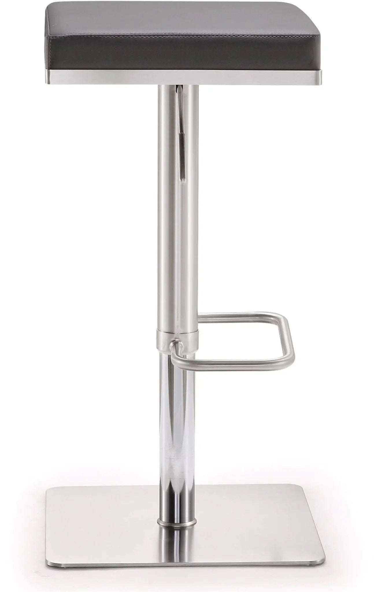 Bari Grey Steel Adjustable Barstool Counter Stools| TOV