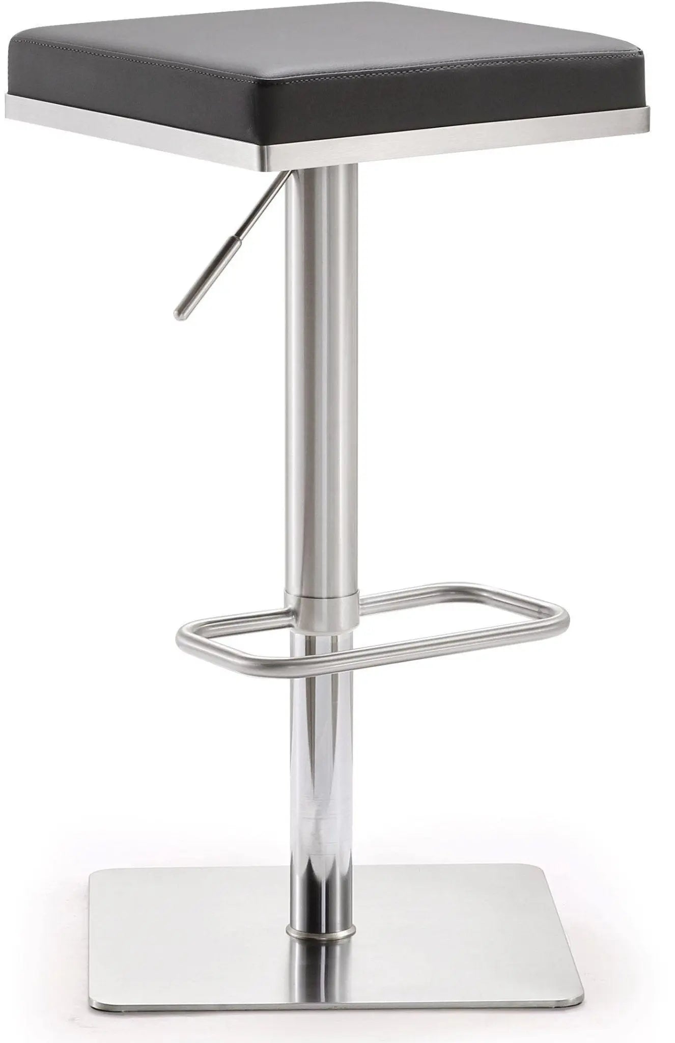 Bari Grey Steel Adjustable Barstool Counter Stools| TOV