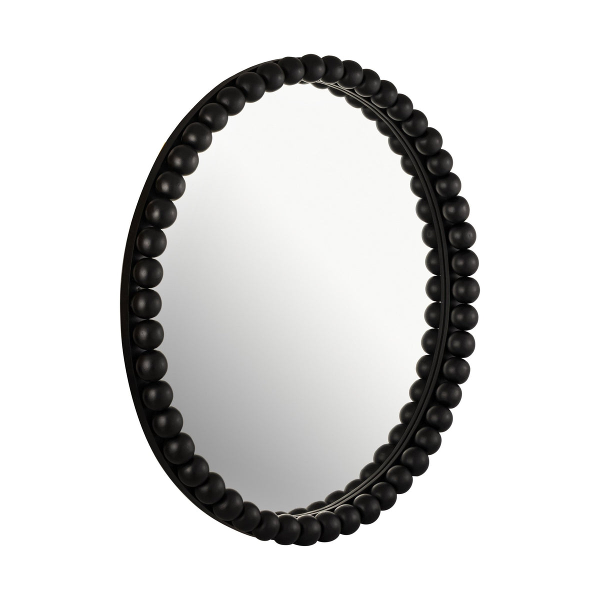 Baria Black Wooden Mirror Mirrors| TOV