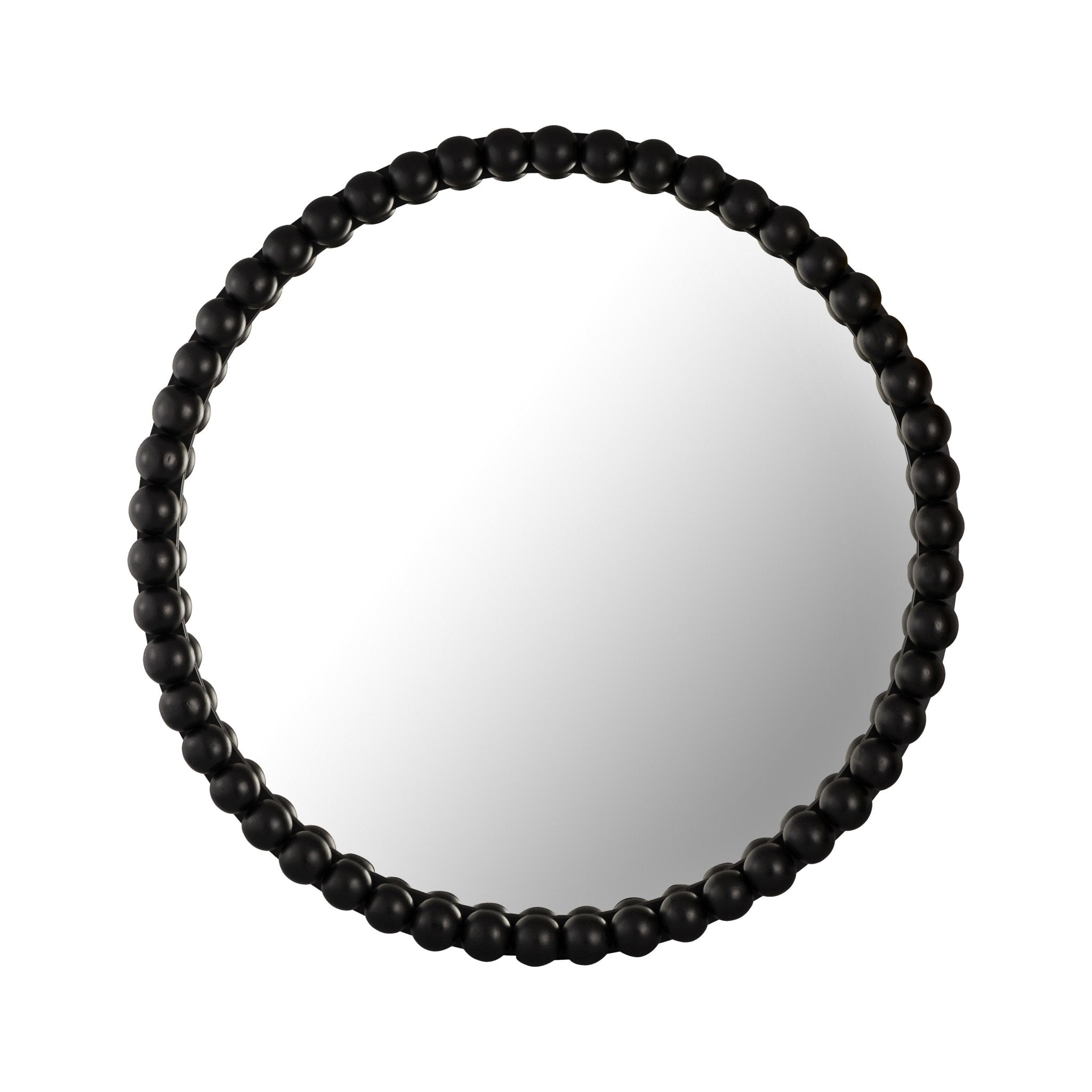 Baria Black Wooden Mirror Mirrors| TOV