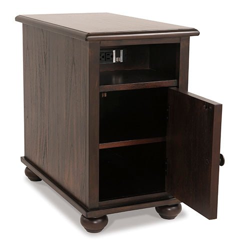 Barilanni Chairside End Table with USB Ports & Outlets Accent & End Tables| Ashley Homestore