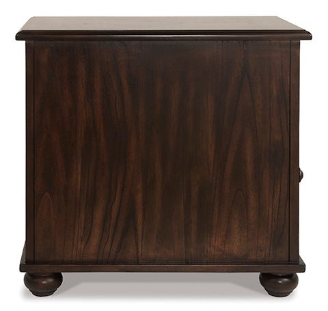 Barilanni Chairside End Table with USB Ports & Outlets Accent & End Tables| Ashley Homestore