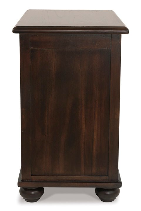 Barilanni Chairside End Table with USB Ports & Outlets Accent & End Tables| Ashley Homestore
