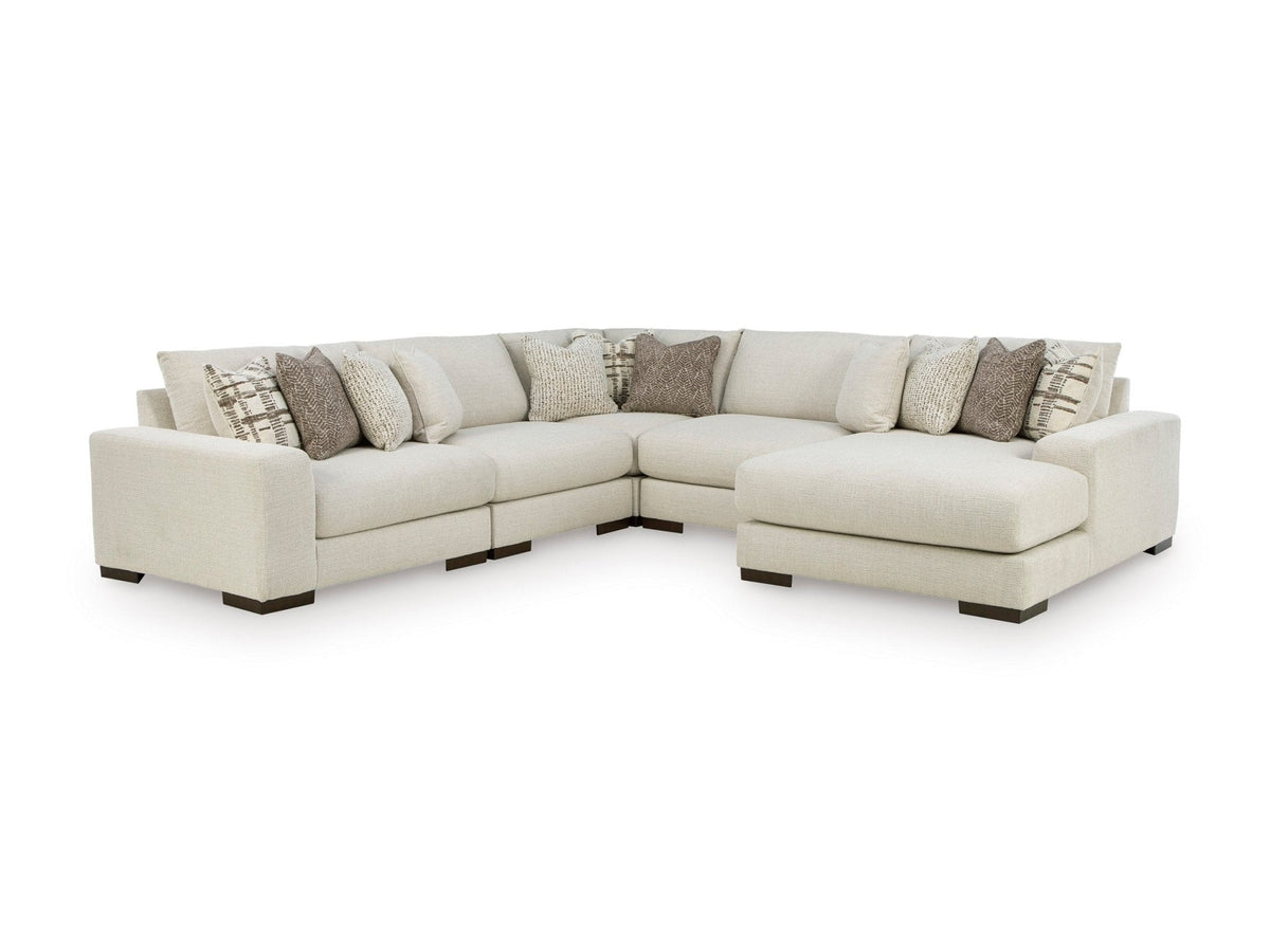Barrelton 5-Piece Sectional with Chaise Sectionals| Ashley Homestore