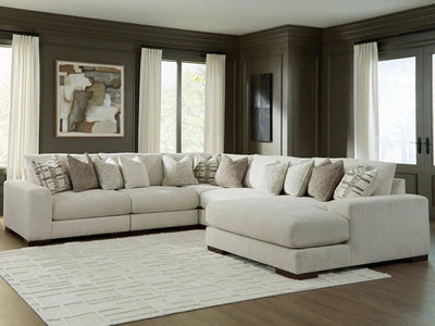 Barrelton 5 - Piece Sectional with Chaise - Al Rugaib Furniture
