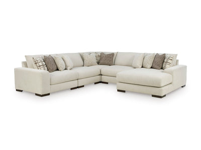 Barrelton 5 - Piece Sectional with Chaise - Al Rugaib Furniture