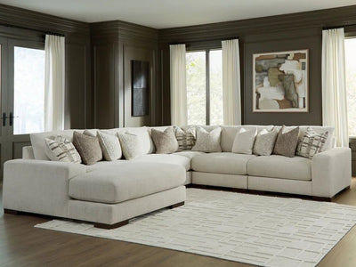 Barrelton 5 - Piece Sectional with Chaise - Al Rugaib Furniture