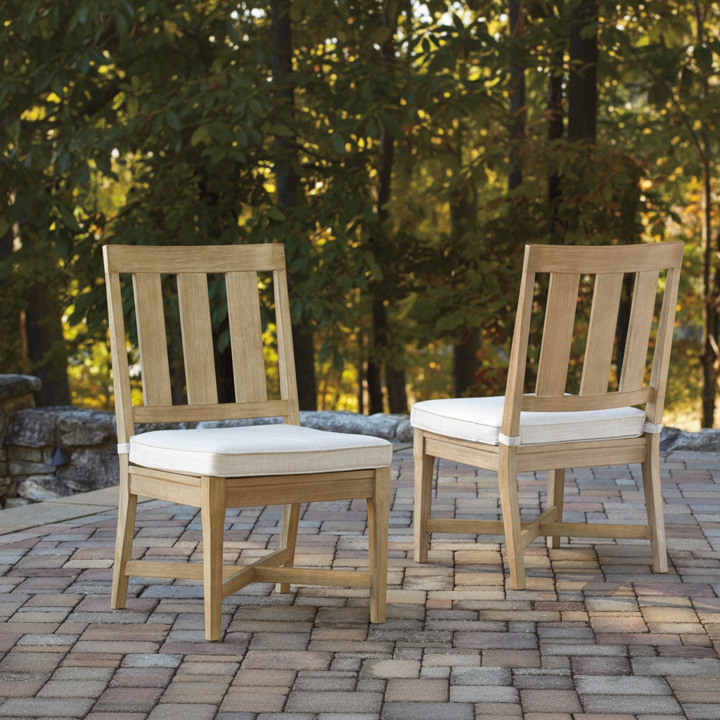 Barstool with Cushion (2/CN) Outdoor Chairs| Ashley Homestore