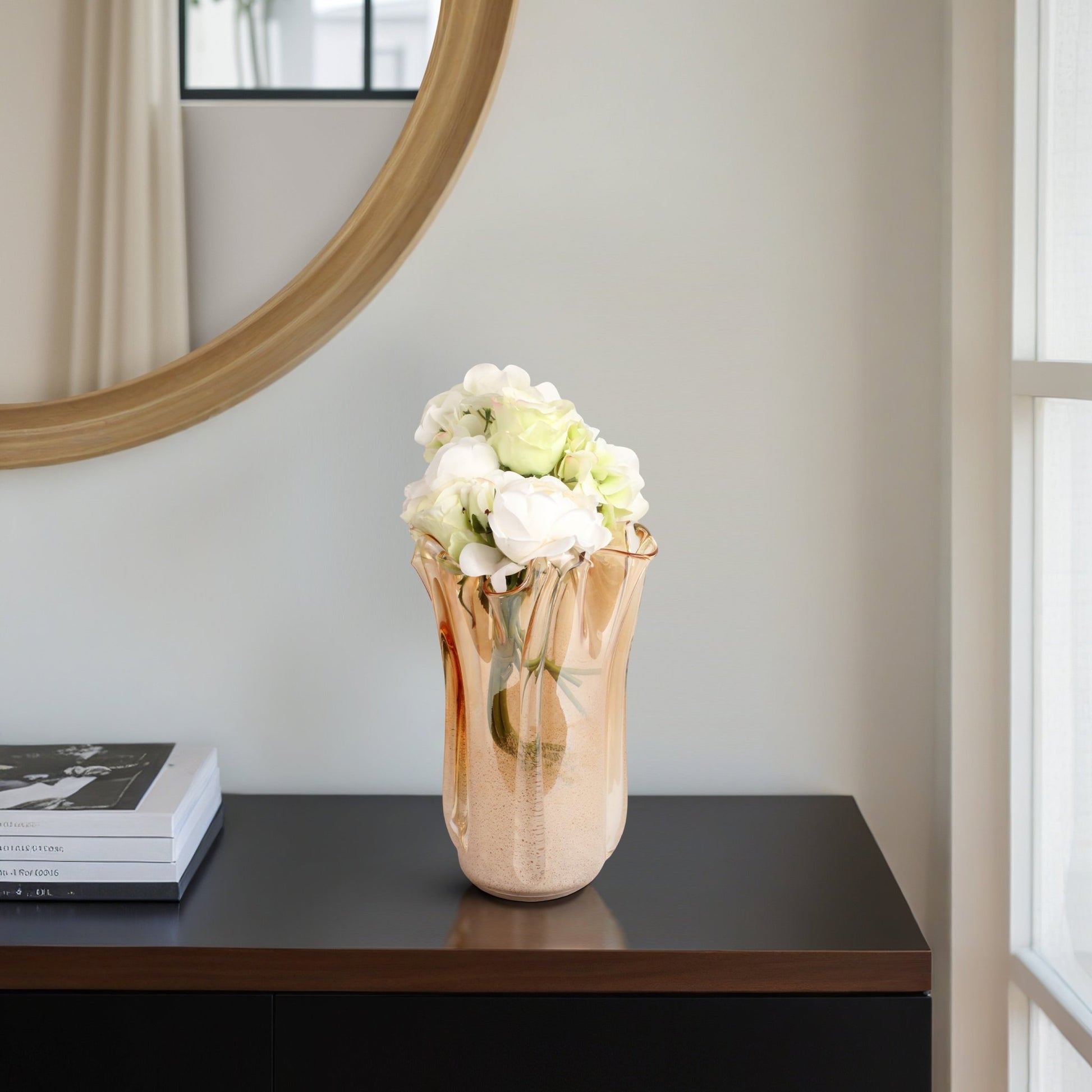 Bartoli Artisan Blown Glass Vase Vases and Jars| Sagebrook Home