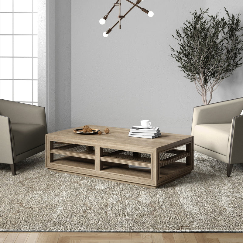 Basa Natural Coffee Table - Al Rugaib Furniture