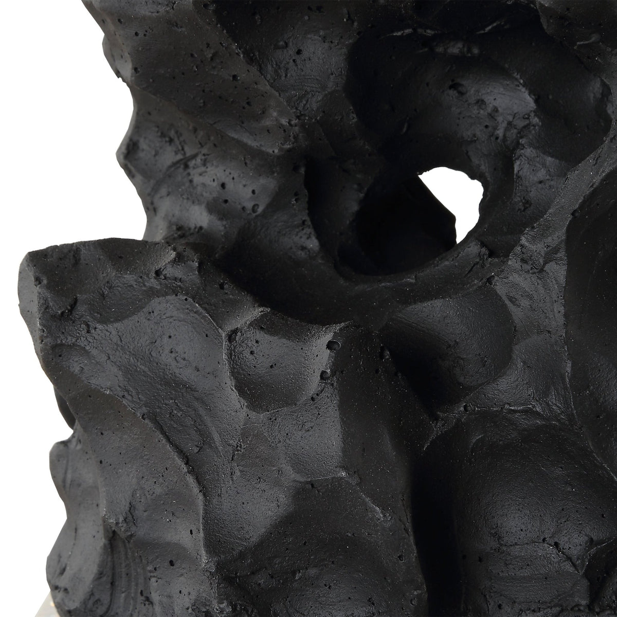 Basalt Black Stone Table Lamp Table Lamps| Uttermost