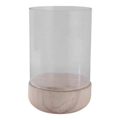 Bashan Medium Marble Candle Hurricane - Al Rugaib Furniture