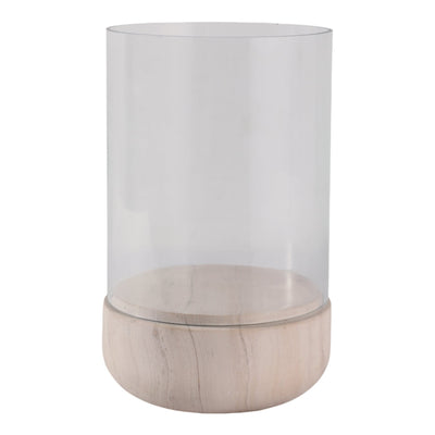 Bashan Medium Marble Candle Hurricane - Al Rugaib Furniture