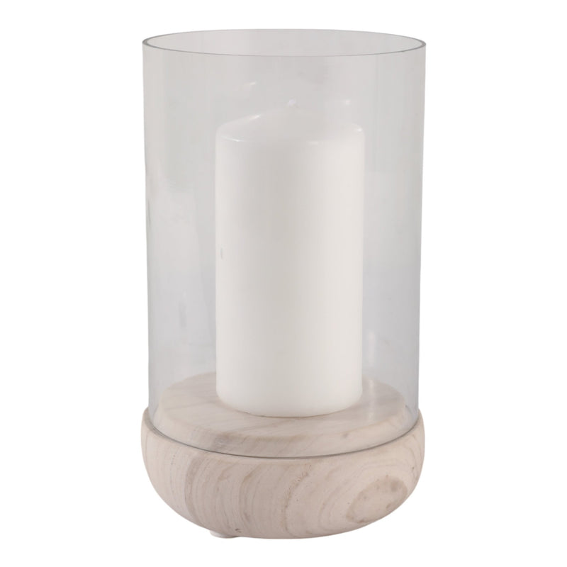Bashan Small Marble Candle Hurricane - Al Rugaib Furniture