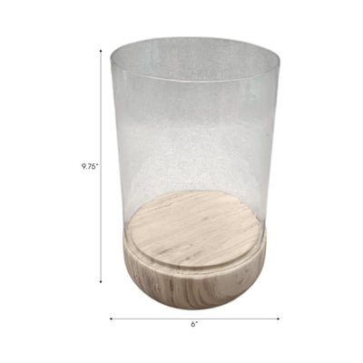 Bashan Small Marble Candle Hurricane - Al Rugaib Furniture