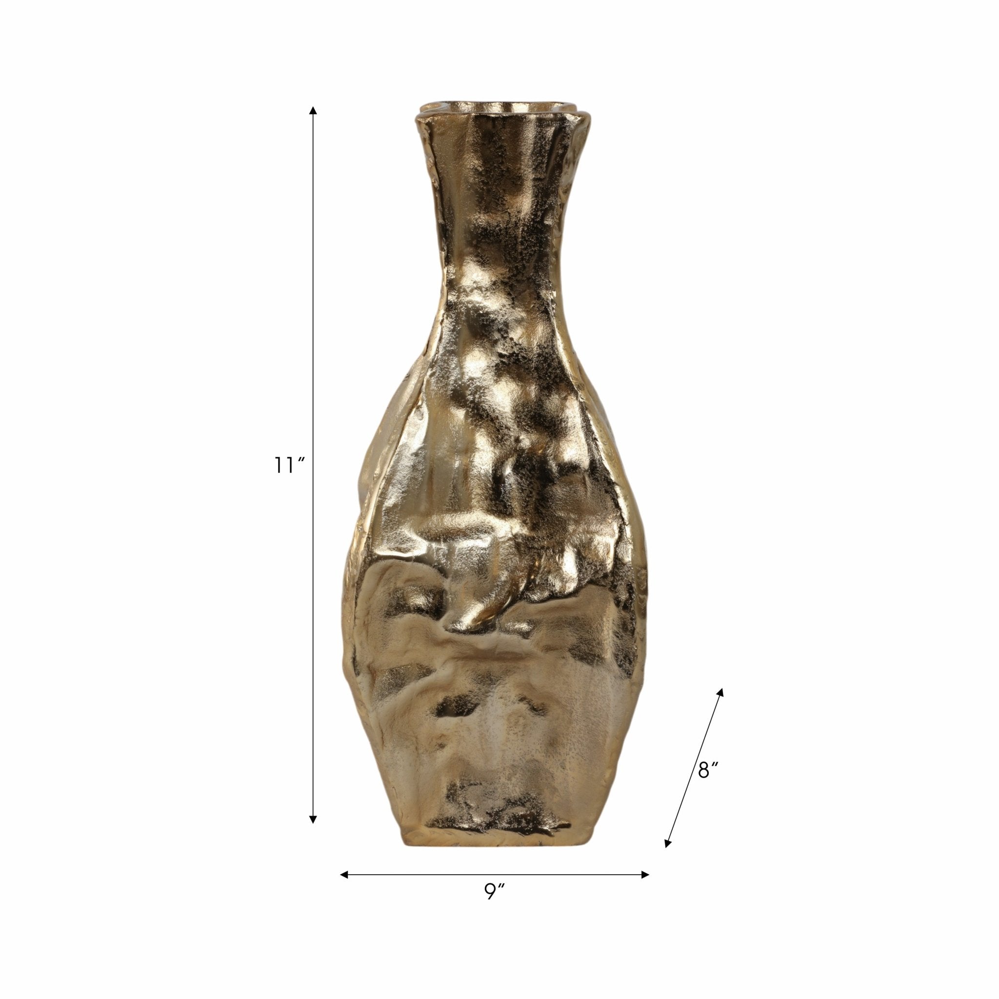 Bastia Gold Vase Vases and Jars| Sagebrook Home