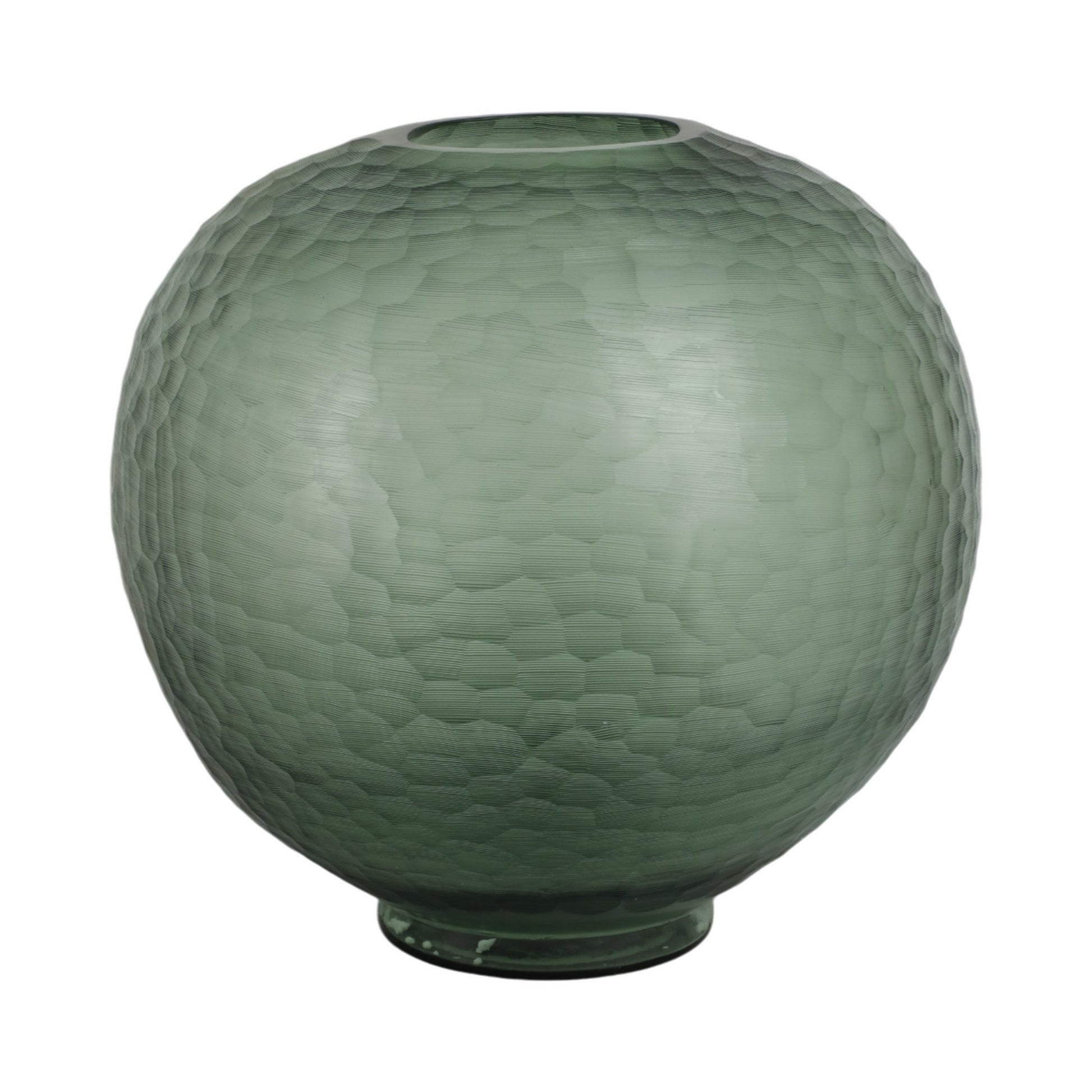 Bastia Green Glass Vase Vases and Jars| Sagebrook Home