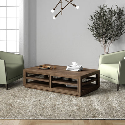 Bastian Brown Coffee Table - Al Rugaib Furniture