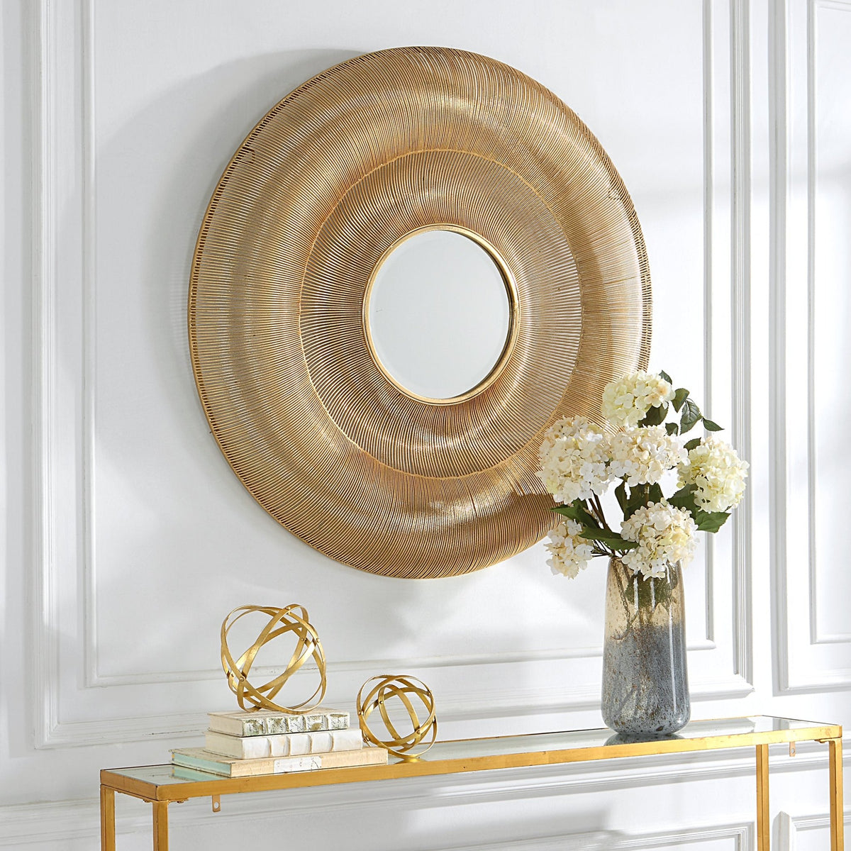 Bauble Round Mirror Mirrors| Uttermost