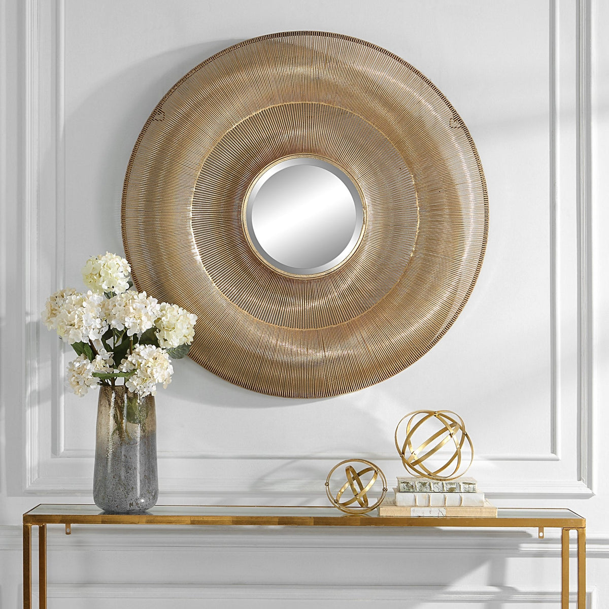 Bauble Round Mirror Mirrors| Uttermost