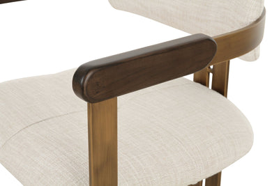 Bayram Beige Dining Chair - Al Rugaib Furniture