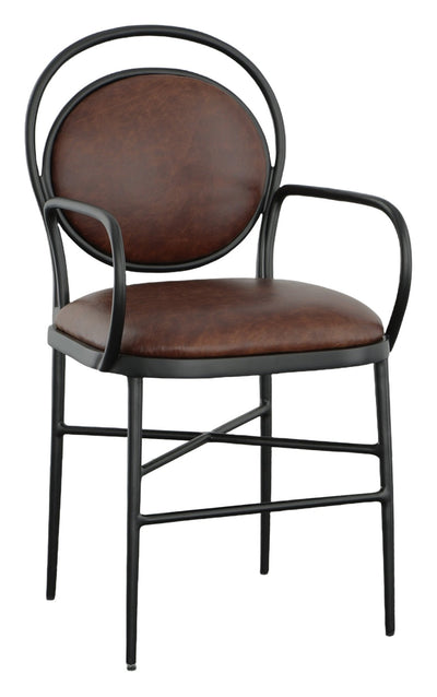 BD Collection For Fairfield Warner Leather Counter - Al Rugaib Furniture